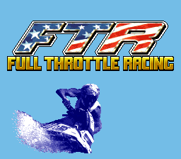 Full Throttle Racing Title Screen